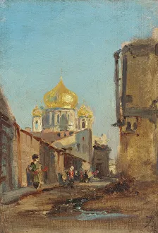 Ziem Felix Prints: Tobolsk, Sibérie, 1844. Creator: Felix Francois Georges Philibert Ziem
