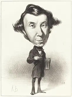 Commissary Prints: Tocqueville, 1849. Creator: Honore Daumier