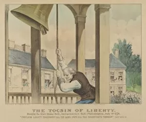 Cheering Gallery: The Tocsin of Liberty-Rung by the State House Bell, (Independence Hall) Philadelphia