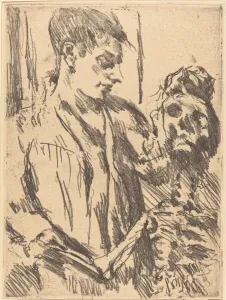 Corinth Lovis Prints: Tod und Jüngling (Death and the Young Man), 1921 (published 1922)