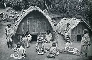 Bourne Shepherd Gallery: A Toda home in a mand (native hamlet), India, 1902. Artist: Bourne & Shepherd