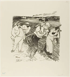 Plough Gallery: Today!, 1894. Creator: Theophile Alexandre Steinlen
