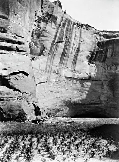 Today and Yesterday-Navajo. Antelope Ruin, Canyon del Muerto, c1906. Creator: Edward Sheriff Curtis