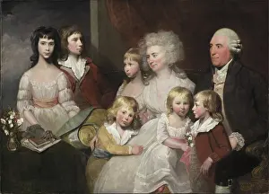 Childrenswear Prints: The Todd Family, c1785. Creator: Gilbert Stuart