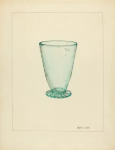 Toddy Glass, 1935 / 1942. Creator: Janet Riza