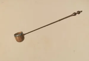 Long Prints: Toddy Ladle, c. 1939. Creator: Douglas Campbell