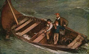 Tiller Prints: Toilers of the Sea, 1870, (c1930). Creator: William Quiller Orchardson
