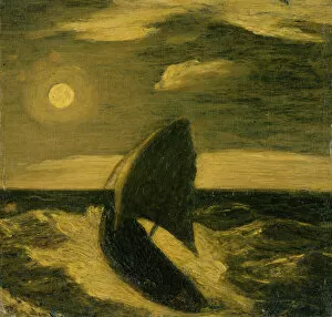 Albert Pinkham Ryder Collection: The Toilers of the Sea, ca. 1880-85. Creator: Albert Pinkham Ryder