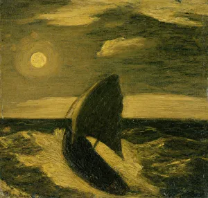 Fishing Boat Prints: The Toilers of the Sea, ca. 1880-85. Creator: Albert Pinkham Ryder
