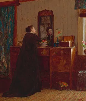 Johnson Eastman Prints: The Toilet, 1873. Creator: Eastman Johnson