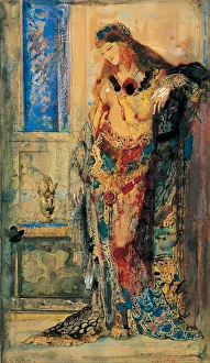 At The Toilet Collection: The Toilet. Artist: Moreau, Gustave (1826-1898)