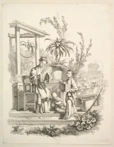 Chez Huquier Gallery: The Toilet, ca. 1742. Creator: Gabriel Huquier