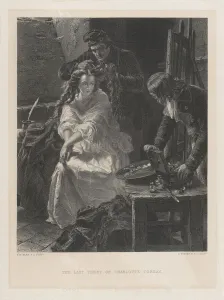 Palais De Justice Prints: The Last Toilet of Charlotte Corday, after 1863. Creator: Lumb Stocks