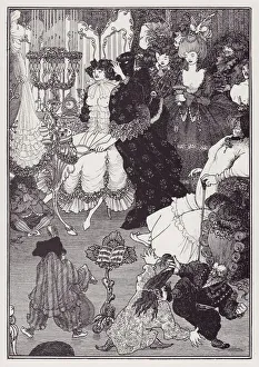 Publishing House Gallery: The Toilet of Helen, 1895. Creator: Aubrey Beardsley