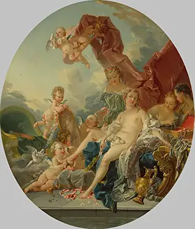 Franois Boucher Prints: Toilet of Venus, 1743. Creator: Francois Boucher