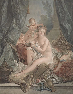 Janinet Fran And Xe7 Gallery: The Toilet of Venus, 1783. Creator: Jean Francois Janinet