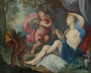 Amor Prints: The Toilet of Venus, c1650. Creator: Charles Alphonse Du Fresnoy