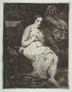The Toilette, 1861-62. Creator: Edouard Manet