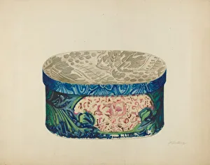 Faded Prints: Toilette Box, c. 1937. Creator: John Cutting