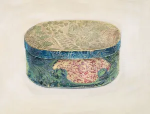 Faded Prints: Toilette Box, c. 1940. Creator: John Cutting