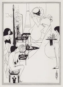 Salon Prints: The Toilette of Salome, I, 1893. Creator: Aubrey Beardsley