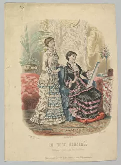 Bonnard Gallery: Toilettes de Mme. L. Massieu, from La Mode Illustree, 1881