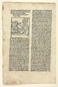Letterpress Prints: A Token from a Dead Young Brother (recto) and Father Mucius in His Cell (verso)