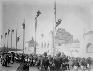 Showing Prints: Tokyo Firemen's Exhibition, between c1915 and c1920. Creator: Bain News Service