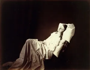 Sentimental Gallery: She Never Told Her Love, 1857. Creator: Henry Peach Robinson