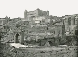 River Tagus Prints: Toledo, Spain, 1895. Creator: W &s Ltd