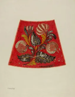 Toleware Prints: Toleware Coffee Pot, c. 1940. Creator: Charles Henning