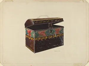 Toleware Document Box, c. 1938. Creator: J. Howard Iams