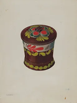 Toleware Sugar Bowl, 1935 / 1942. Creator: Charles Henning