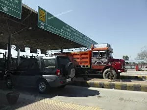 Amritsar Collection: Toll booth on road from Amritsar. Creator: Unknown