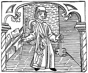 Caxton Collection: Toll collector, 15th century (1893)