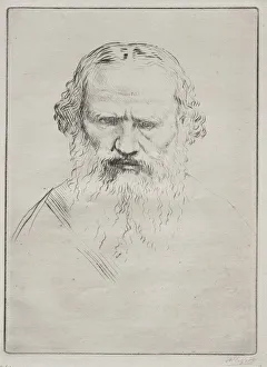 19th 20th Century Gallery: Tolstoi. Creator: Alphonse Legros (French, 1837-1911)