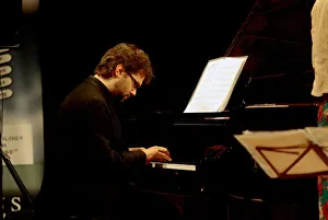 Sevenoaks Prints: Tom Cawley, pianist, The Ship, Sevenoaks, Kent. Artist: Brian O Connor