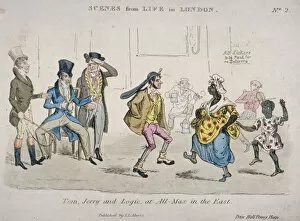 Logic Gallery: Tom, Jerry and Logic at All-Max in the East, 1821. Artist: JL Marks