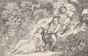 A Foundling Collection: Tom Jones Rescues Mrs Waters from the Violence of Northerton