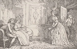 A Foundling Collection: Tom Jones & Sophia interrupted in a tete a tete by Lady Bellaston
