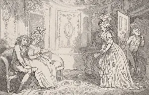Declaration Prints: Tom Jones & Sophia interrupted in a tete a tete by Lady Bellaston