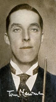 Billiards Gallery: Tom Newman, Billiards champion, 1935