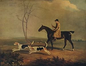Ben Marshall Gallery: Tom Oldaker, Huntsman of the Berkley Hounds, on Pickle, with the hounds, (1800), 1929