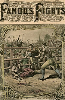 Tom Springs second fight with Jack Langan, 1824 (late 19th or early 20th century)