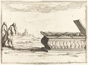 The Tomb, 1628. Creator: Jacques Callot