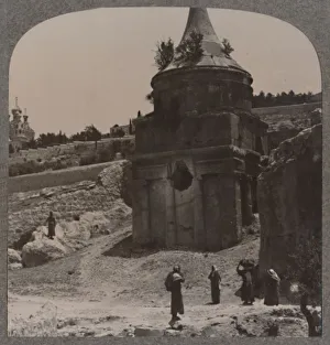 Realistic Travels Prints: The Tomb of Absalom in the Valley of Jehosaphat, c1900
