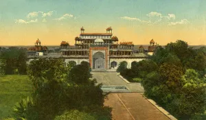 And Sons Prints: The Tomb of Akbar the Great Alias Sikandra, Agra, c1910. Creator: Unknown