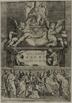 The Tomb of a Bishop, 1540/45. Creator: Battista del Moro
