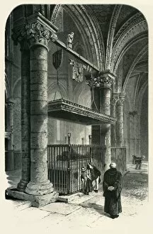 Co Cassell Petter Galpin Gallery: Tomb of the Black Prince, Canterbury Cathedral, c1870