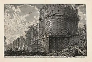 Piranesi Prints: The Tomb of Caecilia Metella (From the Series Le Antichità Romane')